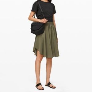 Lululemon everyday skirt size 6 in military green